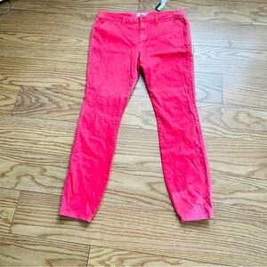 Vineyard Vines Skinny Casual Coral 4 pocket Pants Style womens size 10